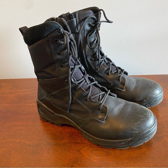 5.11 Black Tactical Boots ATAC 2.0 8” Side Zip - Picture 2 of 8